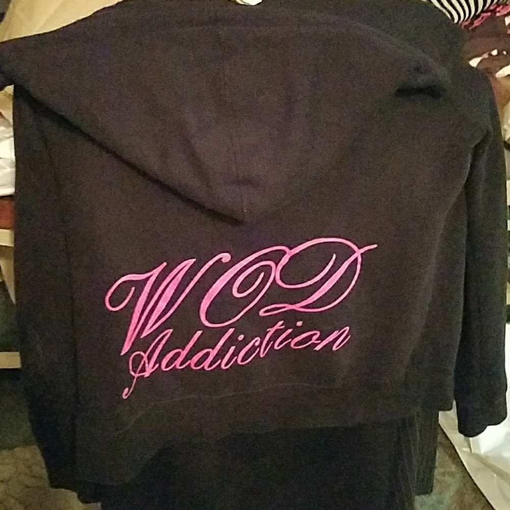 Wod Addiction Skull hoodie